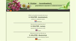 Desktop Screenshot of hkolster.nl